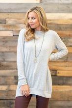 Load image into Gallery viewer, Reason For Happiness Heather Gray Tunic
