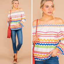 Load image into Gallery viewer, Living And Loving Top, White
