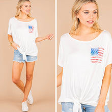 Load image into Gallery viewer, Patriotic Parties Top, Off White
