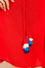 Load image into Gallery viewer, Buddy Love: Beachy Babe Tomato Red Shira Dress
