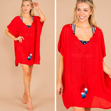 Load image into Gallery viewer, Buddy Love: Beachy Babe Tomato Red Shira Dress
