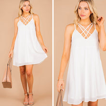 Load image into Gallery viewer, You Found Me Off White Strappy Dress
