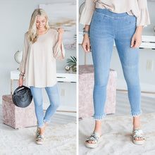 Load image into Gallery viewer, Mud Pie: Jenner Fringe Jeans, Denim
