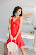 Load image into Gallery viewer, Gotta Keep Moving Dress, Red
