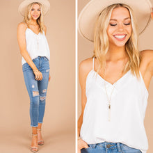 Load image into Gallery viewer, Running To You White Tank
