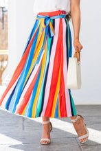 Load image into Gallery viewer, Taste The Rainbow Maxi Skirt, Blue-Multi
