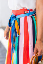 Load image into Gallery viewer, Taste The Rainbow Maxi Skirt, Blue-Multi
