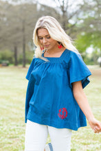 Load image into Gallery viewer, Always Choose Me Top, Denim Blue
