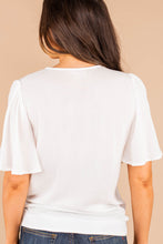 Load image into Gallery viewer, Love Like This Off White Wrap Top
