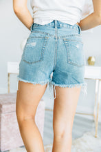 Load image into Gallery viewer, A Day In The Sun Light Wash Denim Shorts
