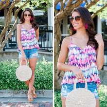 Load image into Gallery viewer, What You Want To Hear Tank, Fuchsia-Multi
