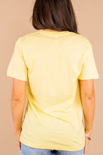 Load image into Gallery viewer, Queso Love Heather Yellow Graphic Tee
