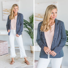 Load image into Gallery viewer, Get What You Need Blazer, Navy
