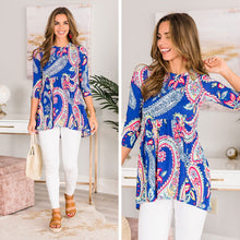 Load image into Gallery viewer, Feeling Groovy Top, Royal
