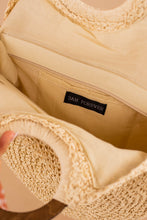 Load image into Gallery viewer, Take A Stroll Down The Beach Ivory White Circle Purse

