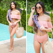 Load image into Gallery viewer, Cherish The Sun Peach Pink Bikini Bottoms
