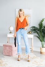 Load image into Gallery viewer, Lovely In Love Brick Orange Tank
