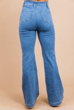 Load image into Gallery viewer, Overwhelming Love Light Indigo Blue Flare Jeans

