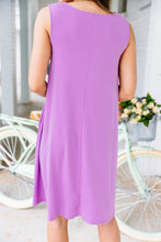Load image into Gallery viewer, Change of Plans Dark Mauve Purple Shift Dress
