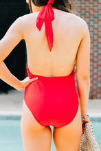 Load image into Gallery viewer, Fun And Sun One Piece Swimsuit, Red
