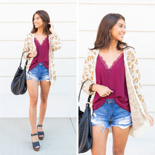 Load image into Gallery viewer, Let's Get Crazy Cardigan, Cream
