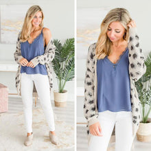Load image into Gallery viewer, Let's Get Crazy Cardigan, Taupe
