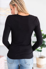 Load image into Gallery viewer, Honesty Is Key Classic Black Long Sleeve Top
