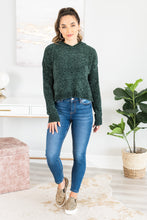 Load image into Gallery viewer, The More I Love You Pine Green Chenille Sweater
