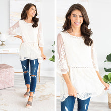 Load image into Gallery viewer, Blissful Thinking Top, Natural
