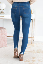 Load image into Gallery viewer, You've Got It All Denim Distressed Jeggings
