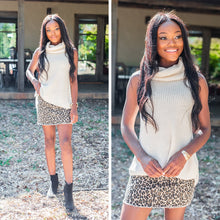 Load image into Gallery viewer, Against The Crowd Cream Cowl Neck Sweater
