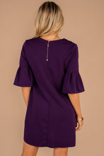 Load image into Gallery viewer, Beauty Personified Plum Purple Dress
