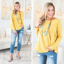 Load image into Gallery viewer, Strong Feelings Top, Mustard
