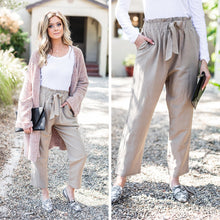 Load image into Gallery viewer, This Is It Natural Paperbag Waist Pants
