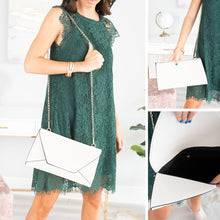 Load image into Gallery viewer, Let's Meet Ivory Envelope Purse
