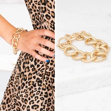 Load image into Gallery viewer, City Fun Gold Chain Bracelet
