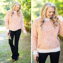 Load image into Gallery viewer, All My Life Blush Pink Leopard Sweater
