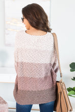 Load image into Gallery viewer, Waiting On Love Mocha Brown Popcorn Sweater
