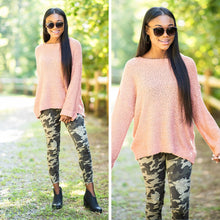 Load image into Gallery viewer, Find Your Love Clay Orange Popcorn Sweater

