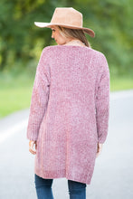 Load image into Gallery viewer, New Love Rose Red Chenille Cardigan
