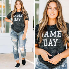 Load image into Gallery viewer, This Is My Game Day Black Marble Graphic Tee
