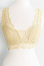 Load image into Gallery viewer, Perfect Opportunities Light Olive Lace Bralette
