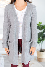 Load image into Gallery viewer, Tell Somebody Gray Popcorn Cardigan
