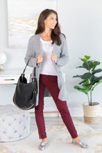 Load image into Gallery viewer, Tell Somebody Gray Popcorn Cardigan
