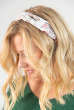 Load image into Gallery viewer, Beauty Is Here White Floral Headband
