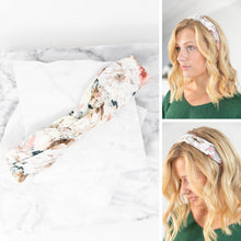 Load image into Gallery viewer, Beauty Is Here White Floral Headband
