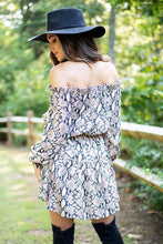 Load image into Gallery viewer, On To The Next Clay Brown Off The Shoulder Dress

