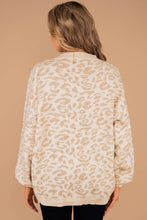 Load image into Gallery viewer, Tell You The Truth Natural White Leopard Sweater
