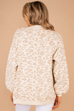 Load image into Gallery viewer, Tell You The Truth Natural White Leopard Sweater
