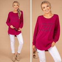 Load image into Gallery viewer, You Had Me At Merlot Wine Red Graphic Tunic
